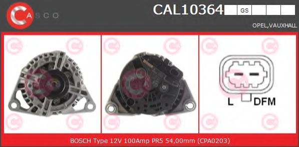 Генератор CASCO CAL10364GS