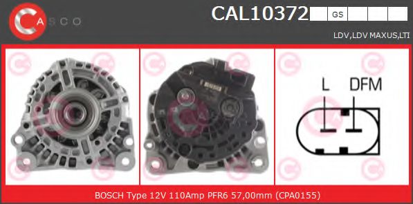 Генератор CASCO CAL10372GS