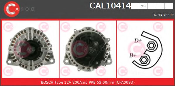 Генератор CASCO CAL10414GS