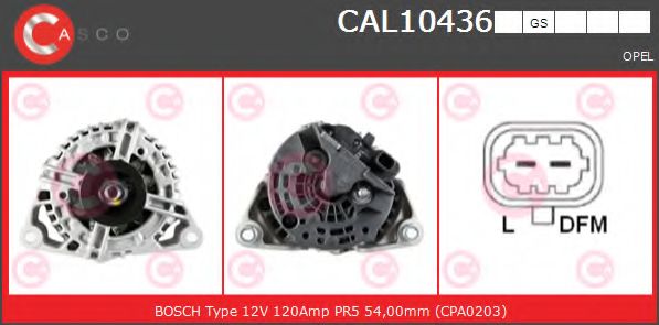 Генератор CASCO CAL10436GS