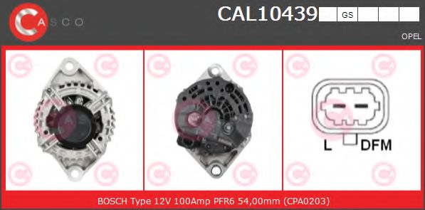 Генератор CASCO CAL10439GS