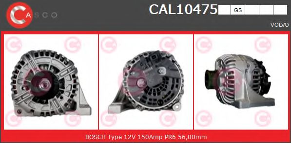 Генератор CASCO CAL10475GS