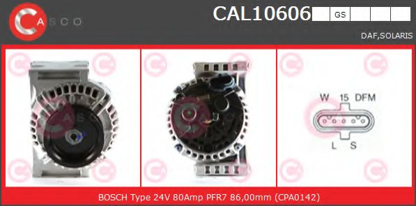 Генератор CASCO CAL10606GS