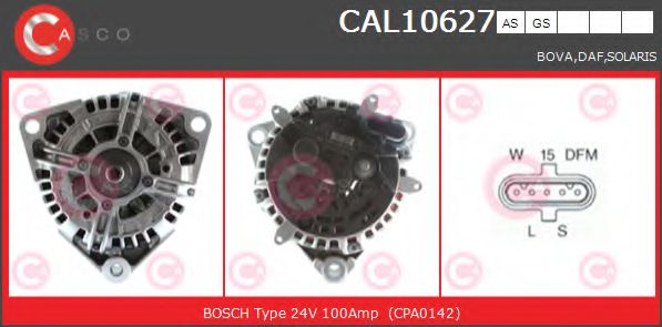 Генератор CASCO CAL10627AS
