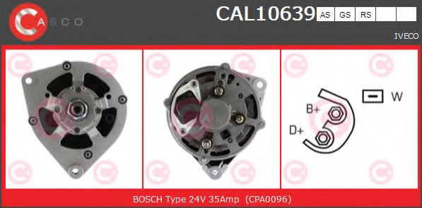 Генератор CASCO CAL10639AS