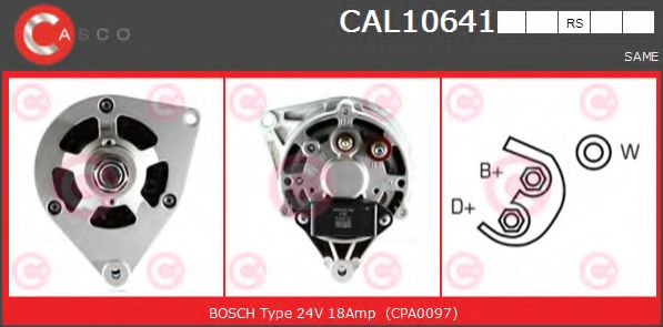 Генератор CASCO CAL10641RS