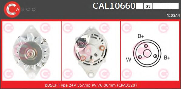 Генератор CASCO CAL10660GS