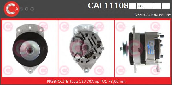 Генератор CASCO CAL11108GS