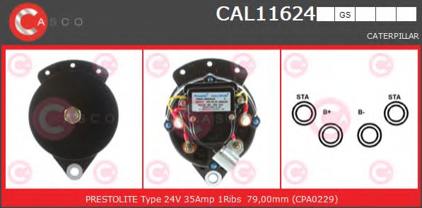 Генератор CASCO CAL11624GS