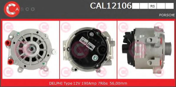 Генератор CASCO CAL12106RS