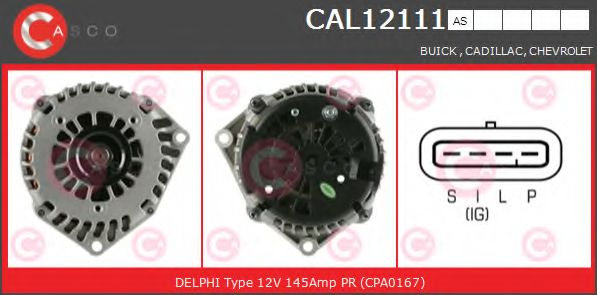 Генератор CASCO CAL12111AS