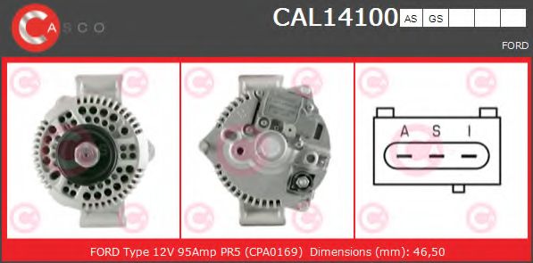 Генератор CASCO CAL14100AS