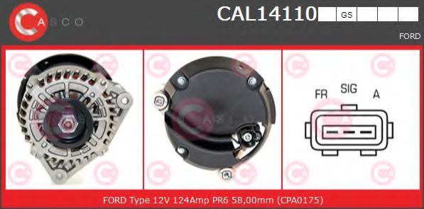 Генератор CASCO CAL14110GS