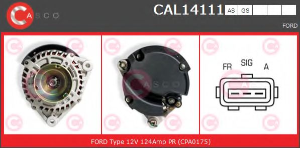 Генератор CASCO CAL14111AS