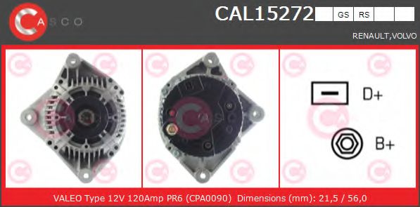 Генератор CASCO CAL15272GS