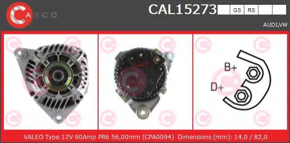 Генератор CASCO CAL15273GS
