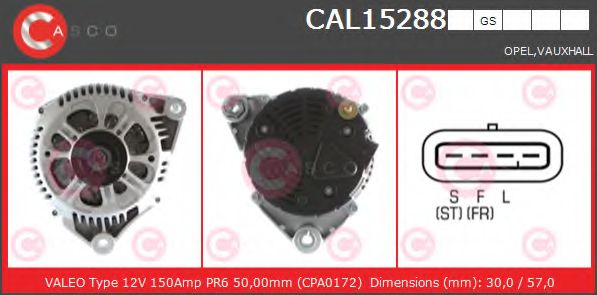 Генератор CASCO CAL15288GS