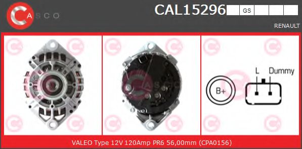 Генератор CASCO CAL15296GS