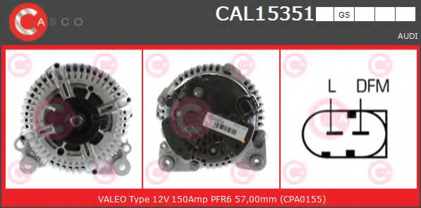 Генератор CASCO CAL15351GS