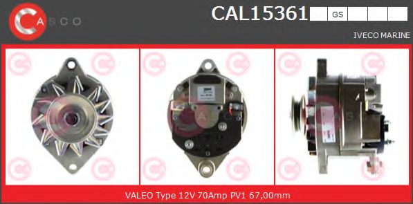 Генератор CASCO CAL15361GS