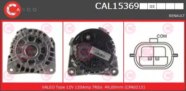 Генератор CASCO CAL15369GS