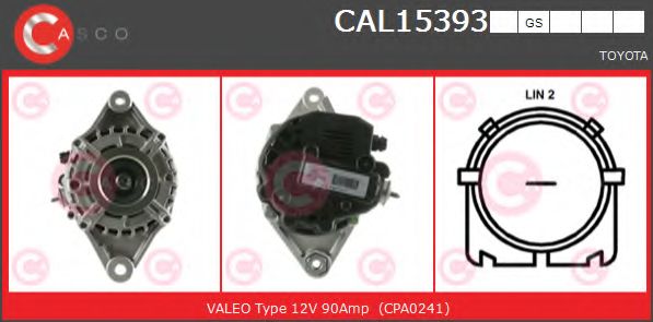 Генератор CASCO CAL15393GS