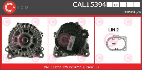 Генератор CASCO CAL15394GS