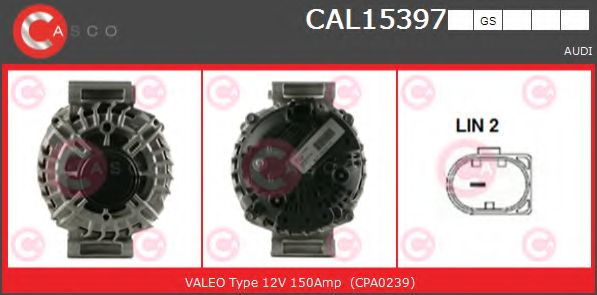 Генератор CASCO CAL15397GS
