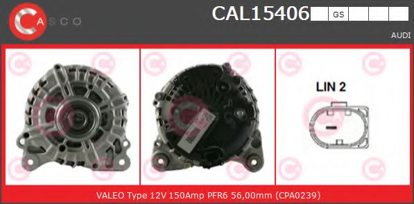 Генератор CASCO CAL15406GS