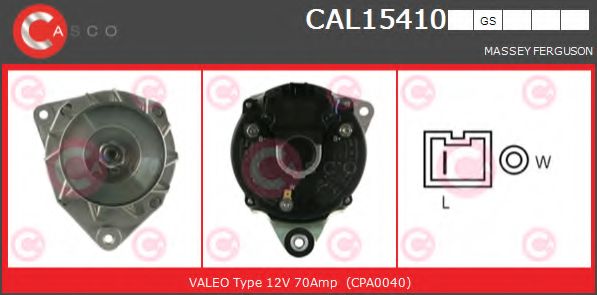 Генератор CASCO CAL15410GS