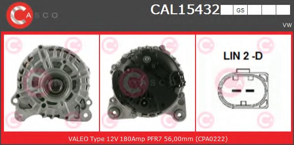 Генератор CASCO CAL15432GS