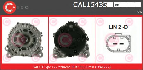 Генератор CASCO CAL15435GS