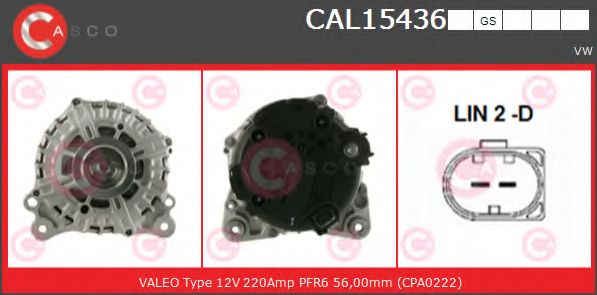 Генератор CASCO CAL15436GS