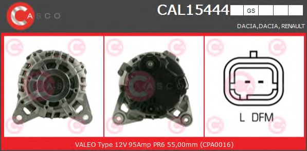 Генератор CASCO CAL15444GS