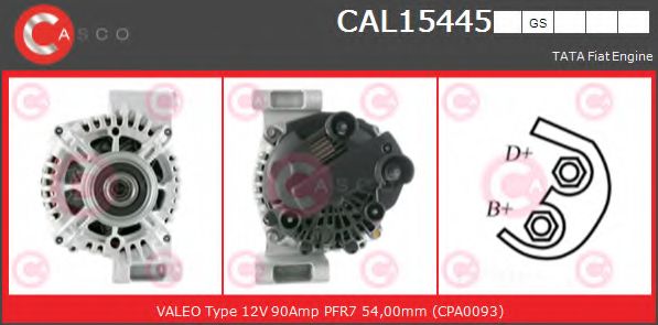 Генератор CASCO CAL15445GS