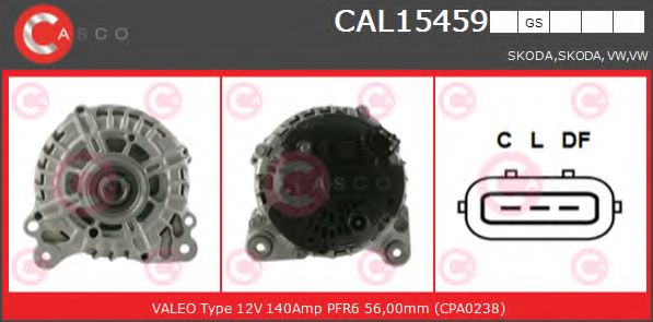 Генератор CASCO CAL15459GS