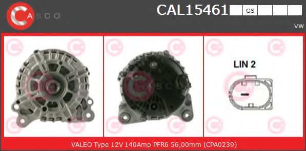 Генератор CASCO CAL15461GS