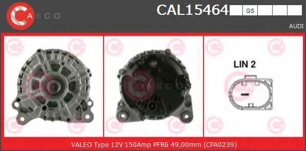 Генератор CASCO CAL15464GS