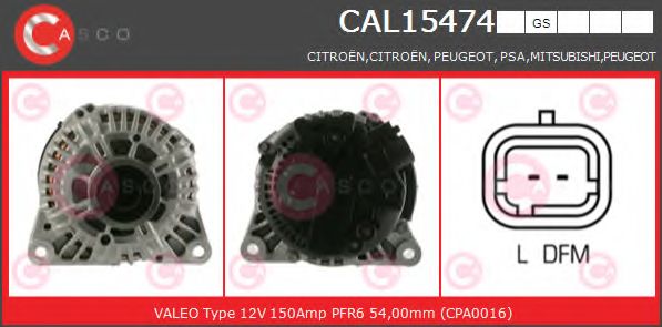 Генератор CASCO CAL15474GS