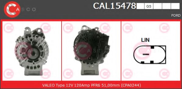 Генератор CASCO CAL15478GS