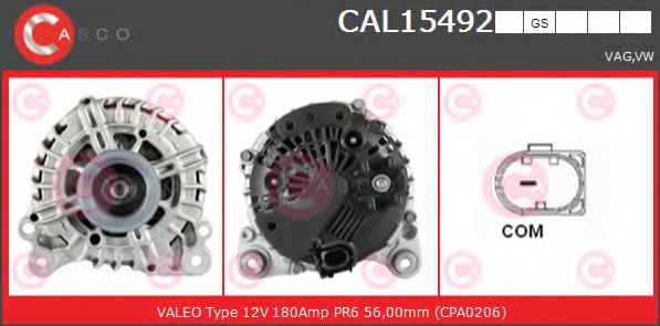 Генератор CASCO CAL15492GS