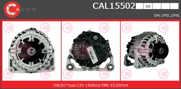 Генератор CASCO CAL15502GS
