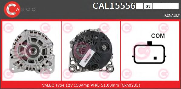 Генератор CASCO CAL15556GS