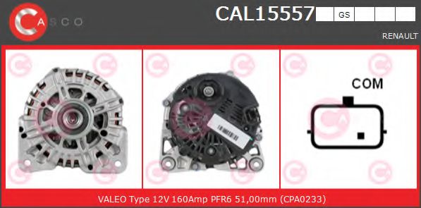 Генератор CASCO CAL15557GS