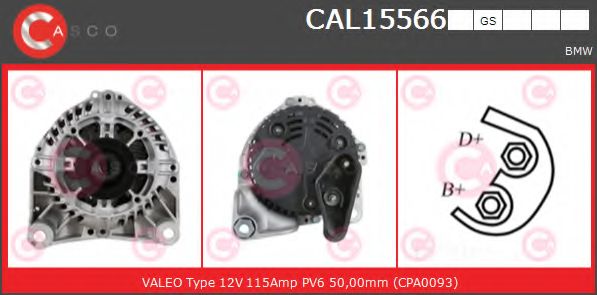 Генератор CASCO CAL15566GS