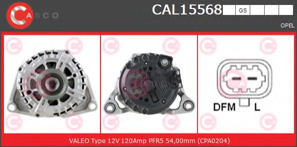 Генератор CASCO CAL15568GS