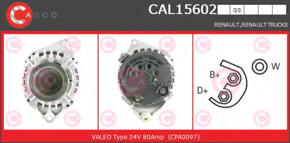 Генератор CASCO CAL15602GS
