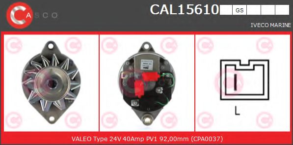 Генератор CASCO CAL15610GS