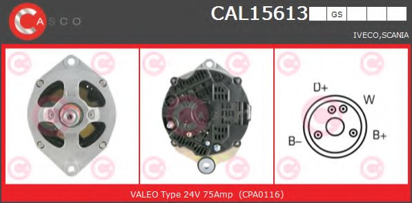 Генератор CASCO CAL15613GS