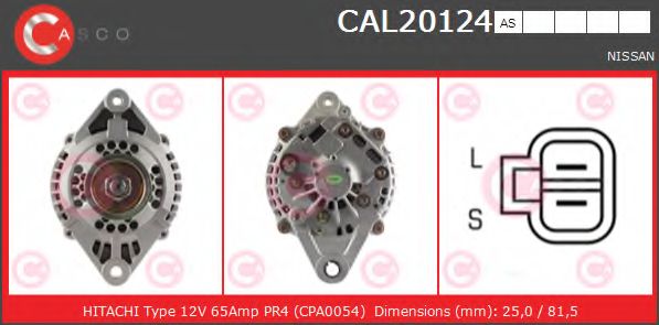 Генератор CASCO CAL20124AS